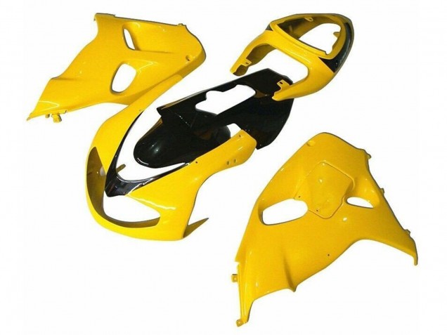 Gelb Schwarz 1998-2003 Suzuki TL1000R Motorrad Verkleidung