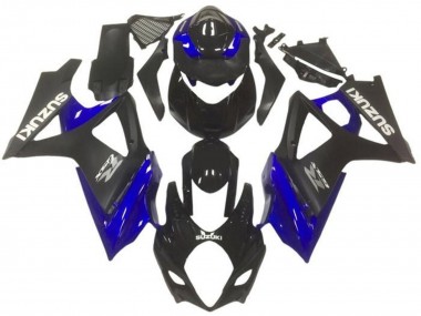 Schwarz Blau 2005-2006 Suzuki GSXR 1000 Motorrad Verkleidung
