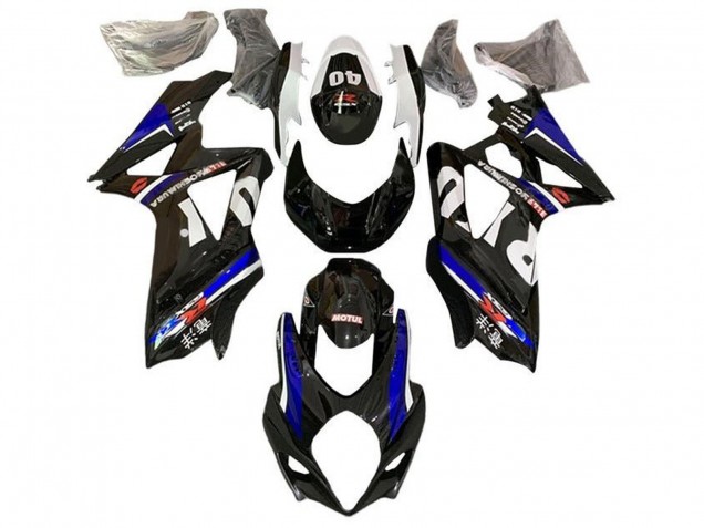 Schwarz Blau Weiß Rot Yoshimura 2005-2006 Suzuki GSXR 1000 Motorrad Verkleidung
