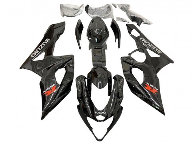 Glänzendes Schwarz Rot Grau 2005-2006 Suzuki GSXR 1000 Motorrad Verkleidung