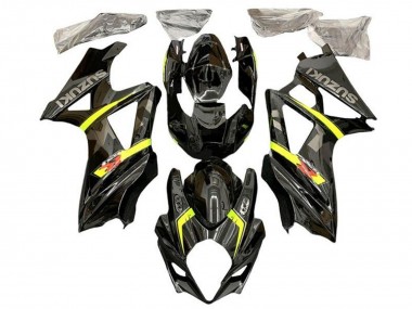 Schwarz Gelb Grau 2005-2006 Suzuki GSXR 1000 Motorrad Verkleidung