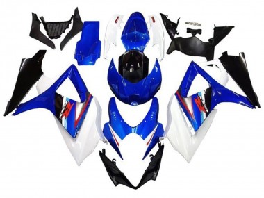 Weiß Blau Schwarz Rot 2005-2006 Suzuki GSXR 1000 Motorrad Verkleidung