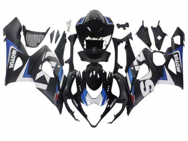 Matt Schwarz Blau Weiß 2005-2006 Suzuki GSXR 1000 Motorrad Verkleidung