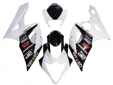 Weiß Schwarz Brembo 2005-2006 Suzuki GSXR 1000 Motorrad Verkleidung