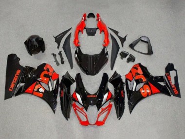 Schwarz Rot Silber 2017-2025 Suzuki GSXR1000 Motorrad Verkleidung