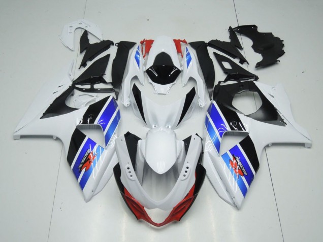 Weiß Schwarz Blau Rot 2009-2016 Suzuki GSXR 1000 Motorrad Verkleidung