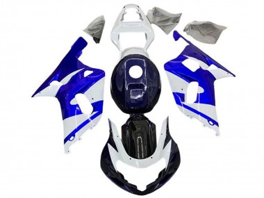 Weiß Blau Schwarz 2001-2003 Suzuki GSXR 600 / GSXR 750 Motorrad Verkleidung