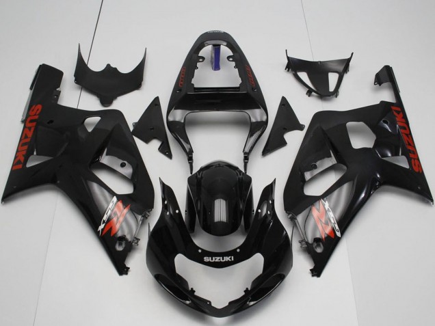 Glänzendes Schwarz Rot 2001-2003 Suzuki GSXR 600 / GSXR 750 Motorrad Verkleidung