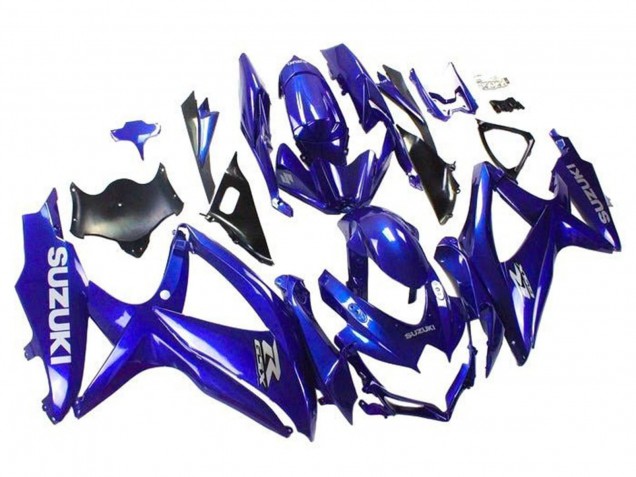 Blau 2008-2010 Suzuki GSXR 600 / GSXR 750 Motorrad Verkleidung