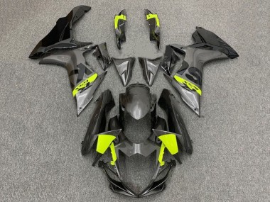Grau Schwarz Neon Gelb 2011-2024 Suzuki GSXR 600 / GSXR 750 Motorrad Verkleidung