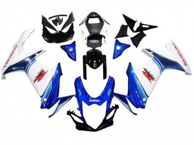 Weiß Blau Glänzendes Schwarz Rot 2011-2024 Suzuki GSXR 600 / GSXR 750 Motorrad Verkleidung