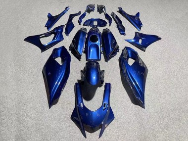 Dunkel Blau 2021-2024 Yamaha YZF R7 Motorrad Verkleidung