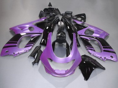 Lila Glänzendes Schwarz 1996-2007 Yamaha YZF600R Thundercat Motorrad Verkleidung