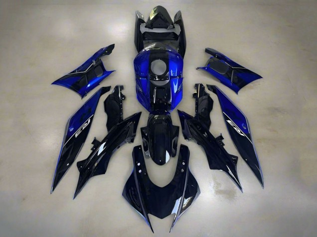 Blau Glänzendes Dunkel Blau 2019-2021 Yamaha YZF R3/R25 Motorrad Verkleidung