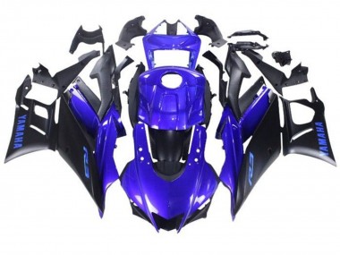 Blau Matt Schwarz 2019-2021 Yamaha YZF R3/R25 Motorrad Verkleidung
