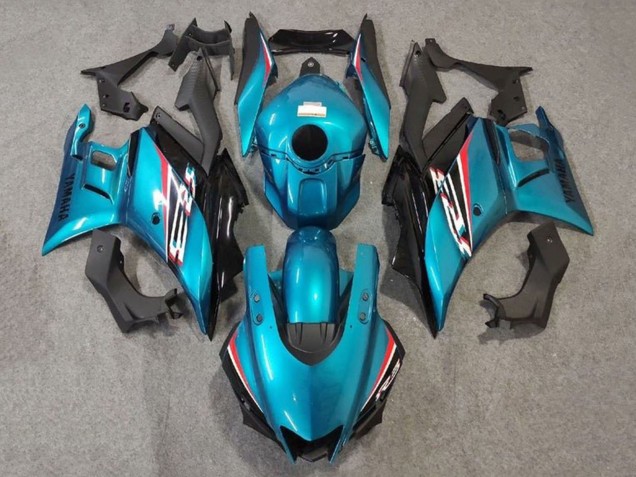Blau Rot Schwarz 2019-2021 Yamaha YZF R3/R25 Motorrad Verkleidung