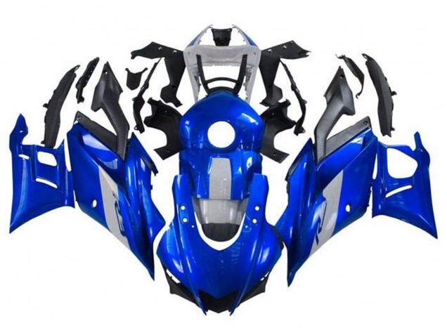 Blau Grau Schwarz 2019-2021 Yamaha YZF R3/R25 Motorrad Verkleidung