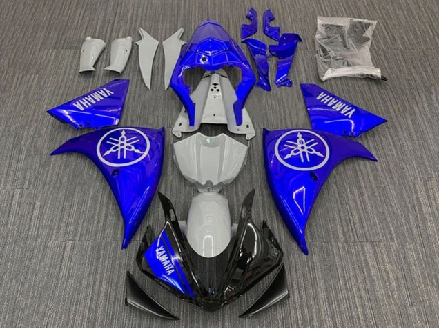 Blau Nardo Grau Schwarz 2009-2011 Yamaha YZF 1000 R1 Motorrad Verkleidung