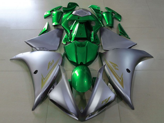 Silber Grün 2009-2011 Yamaha YZF 1000 R1 Motorrad Verkleidung