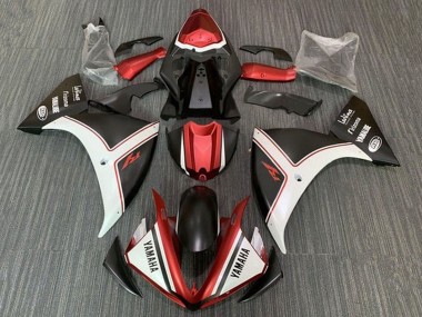 Weiß Rot Schwarz 2012-2014 Yamaha YZF 1000 R1 Motorrad Verkleidung