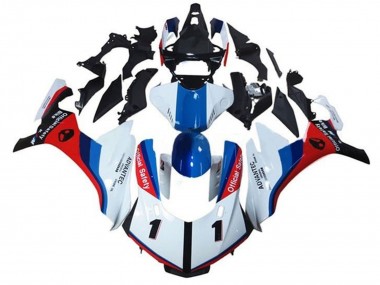 Weiß Blau Rot Schwarz Official Safety 2015-2019 Yamaha YZF 1000 R1 Motorrad Verkleidung