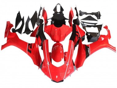 Rot Schwarz Weiß Streifen 2015-2019 Yamaha YZF 1000 R1 Motorrad Verkleidung