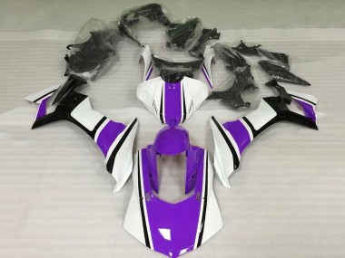 Weiß Lila Schwarz 2015-2019 Yamaha YZF 1000 R1 Motorrad Verkleidung