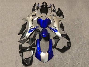Silber Blau Glänzendes Schwarz 2020-2025 Yamaha YZF 1000 R1 Motorrad Verkleidung