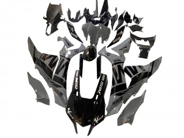 Grau Schwarz 2020-2025 Yamaha YZF 1000 R1 Motorrad Verkleidung