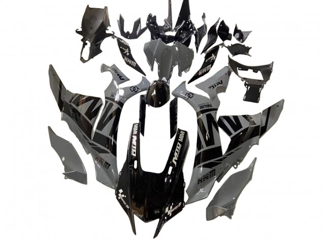 Grau Schwarz 2020-2025 Yamaha YZF 1000 R1 Motorrad Verkleidung