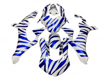 Weiß Blau Zebra 2020-2025 Yamaha YZF 1000 R1 Motorrad Verkleidung
