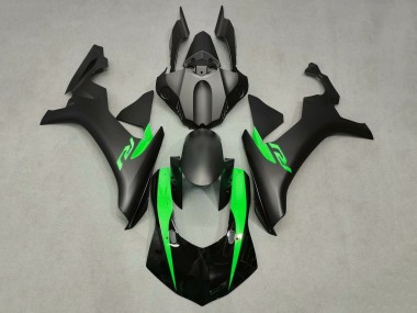 Glänzendes Schwarz Matt Schwarz Grün 2020-2025 Yamaha YZF 1000 R1 Motorrad Verkleidung
