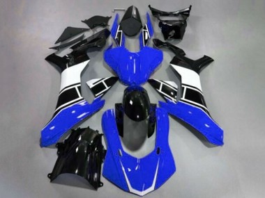 Blau Weiß Glänzendes Schwarz 2020-2025 Yamaha YZF 1000 R1 Motorrad Verkleidung