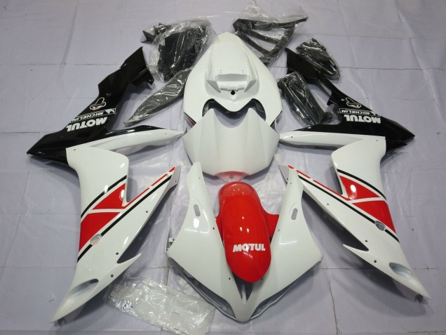 Weiß Rot Schwarz 2004-2006 Yamaha YZF 1000 R1 Motorrad Verkleidung