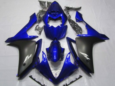 Blau Matt Schwarz 2007-2008 Yamaha YZF 1000 R1 Motorrad Verkleidung