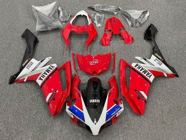 Rot Weiß Blau Schwarz 2007-2008 Yamaha YZF 1000 R1 Motorrad Verkleidung