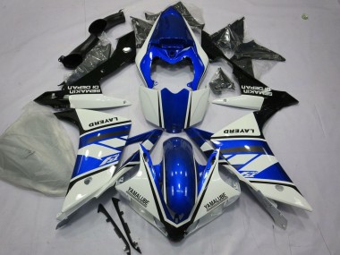 Weiß Blau Schwarz Layerd 2007-2008 Yamaha YZF 1000 R1 Motorrad Verkleidung