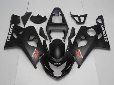 Matt Schwarz Rot Weiß 2004-2005 Suzuki GSXR 600 / GSXR 750 Motorrad Verkleidung