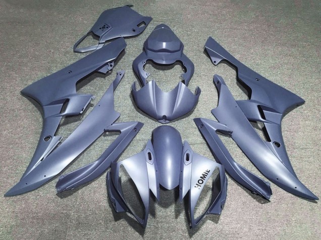 Matt Silber Blau 2006-2007 Yamaha YZF R6 Motorrad Verkleidung
