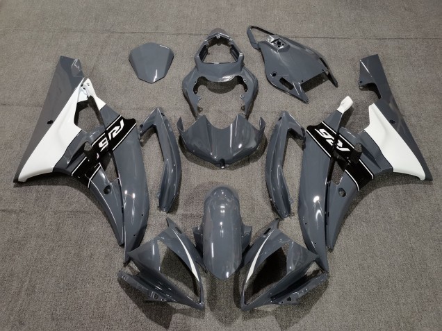 Nardo Grau Weiß Schwarz 2006-2007 Yamaha YZF R6 Motorrad Verkleidung