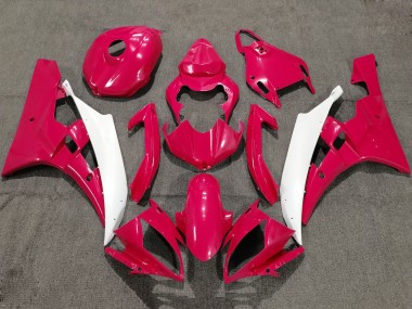 Rot Weiß 2006-2007 Yamaha YZF R6 Motorrad Verkleidung