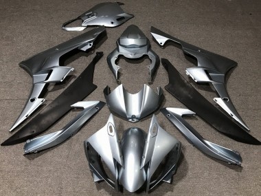 Silber Matt Schwarz 2006-2007 Yamaha YZF R6 Motorrad Verkleidung