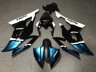 Weiß Blau Schwarz Spiffy 2008-2016 Yamaha YZF R6 Motorrad Verkleidung