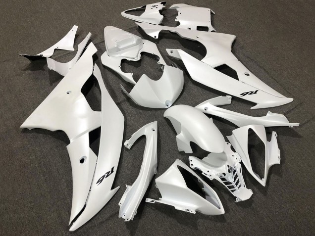 Perl Weiß 2008-2016 Yamaha YZF R6 Motorrad Verkleidung