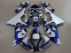 Weiß Blau Grau Camouflage 2008-2016 Yamaha YZF R6 Motorrad Verkleidung