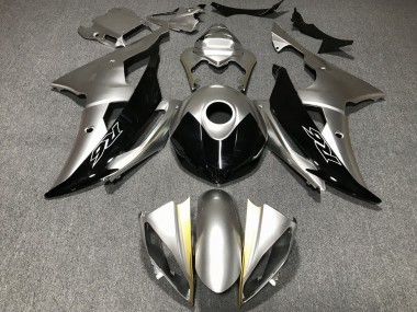 Silber Gold Schwarz 2008-2016 Yamaha YZF R6 Motorrad Verkleidung