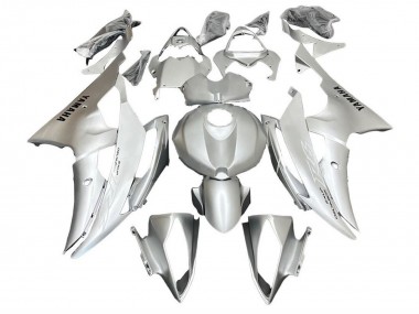 Silber Weiß 2008-2016 Yamaha YZF R6 Motorrad Verkleidung