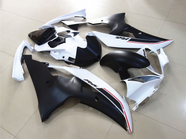 Weiß Matt Schwarz Rot 2008-2016 Yamaha YZF R6 Motorrad Verkleidung