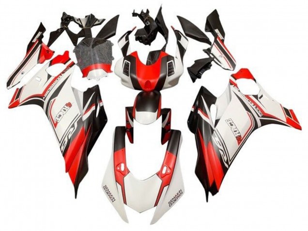 Weiß Rot Schwarz 2017-2023 Yamaha YZF R6 Motorrad Verkleidung