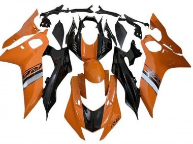 Orange Silber Glänzendes Schwarz 2017-2023 Yamaha YZF R6 Motorrad Verkleidung